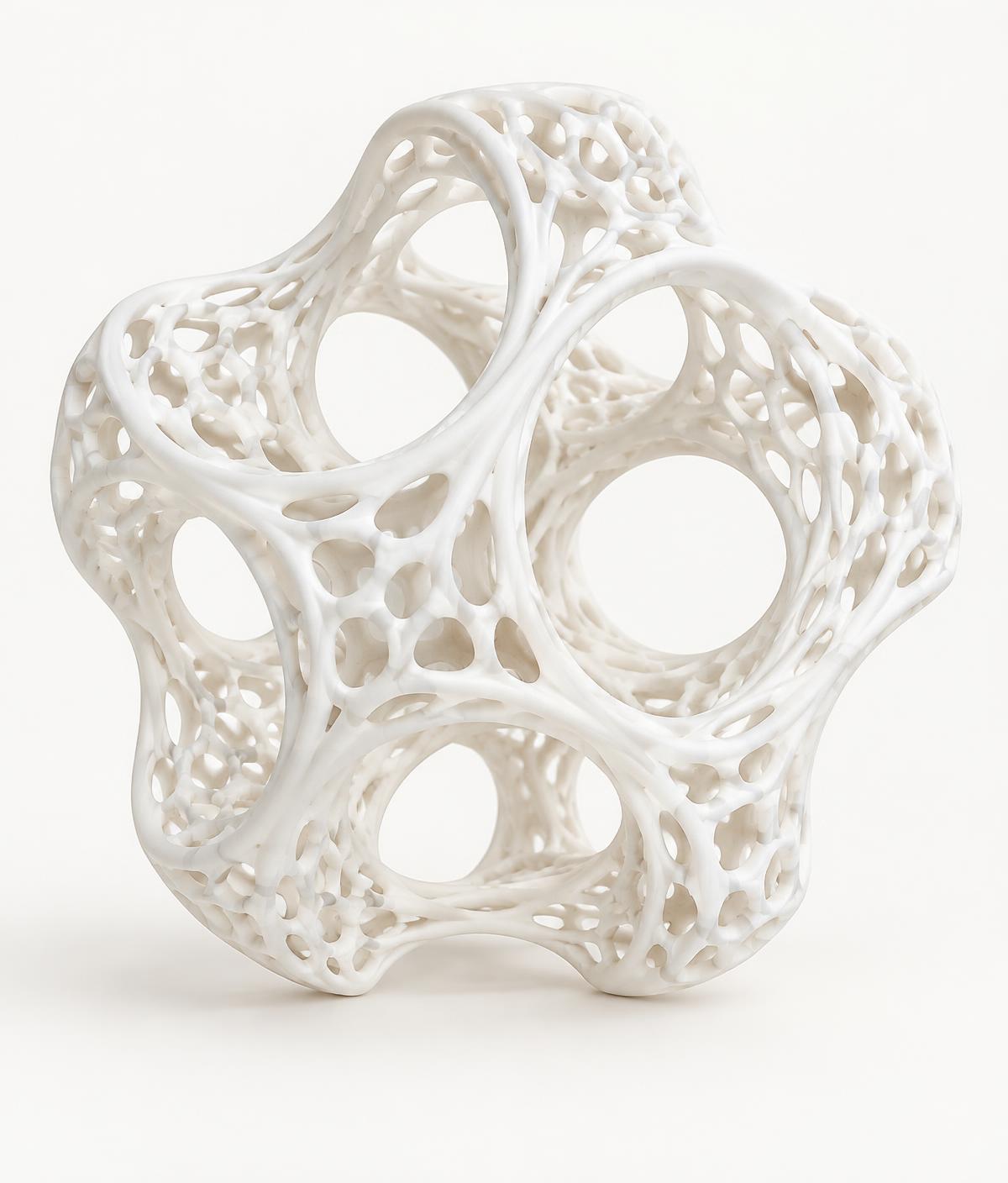 Tác phẩm điêu khắc in 3D dạng lưới hữu cơ